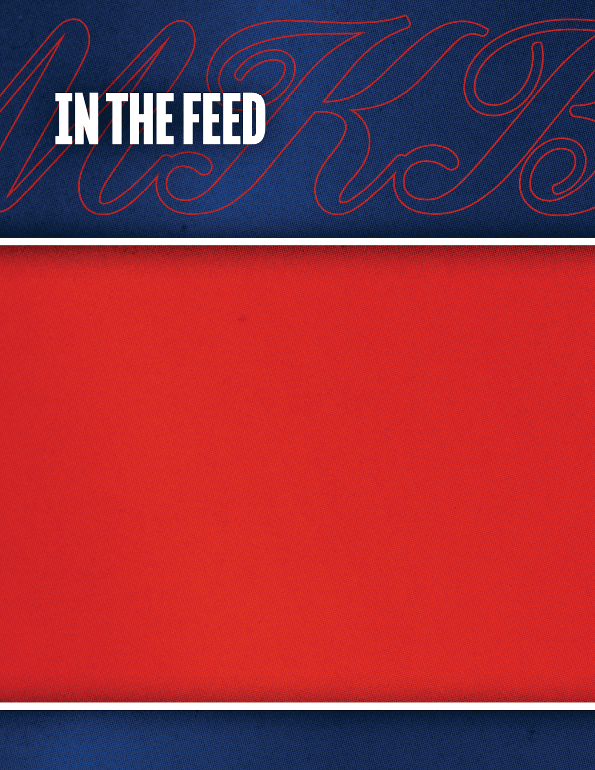 A red and blue background with a red and white logo. Description generated by AI
