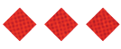 A black and white image of a circle with a red dot in the middle. Description generated by AI