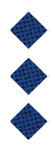 A black and white image of a circle with a red dot in the middle. Description generated by AI