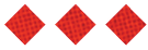 A black and white image of a circle with a red dot in the middle. Description generated by AI
