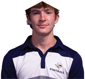 A young man wearing a white jersey with the number 10 on it. Description generated by AI