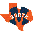 A map of Texas with the word North on it. AI generated content