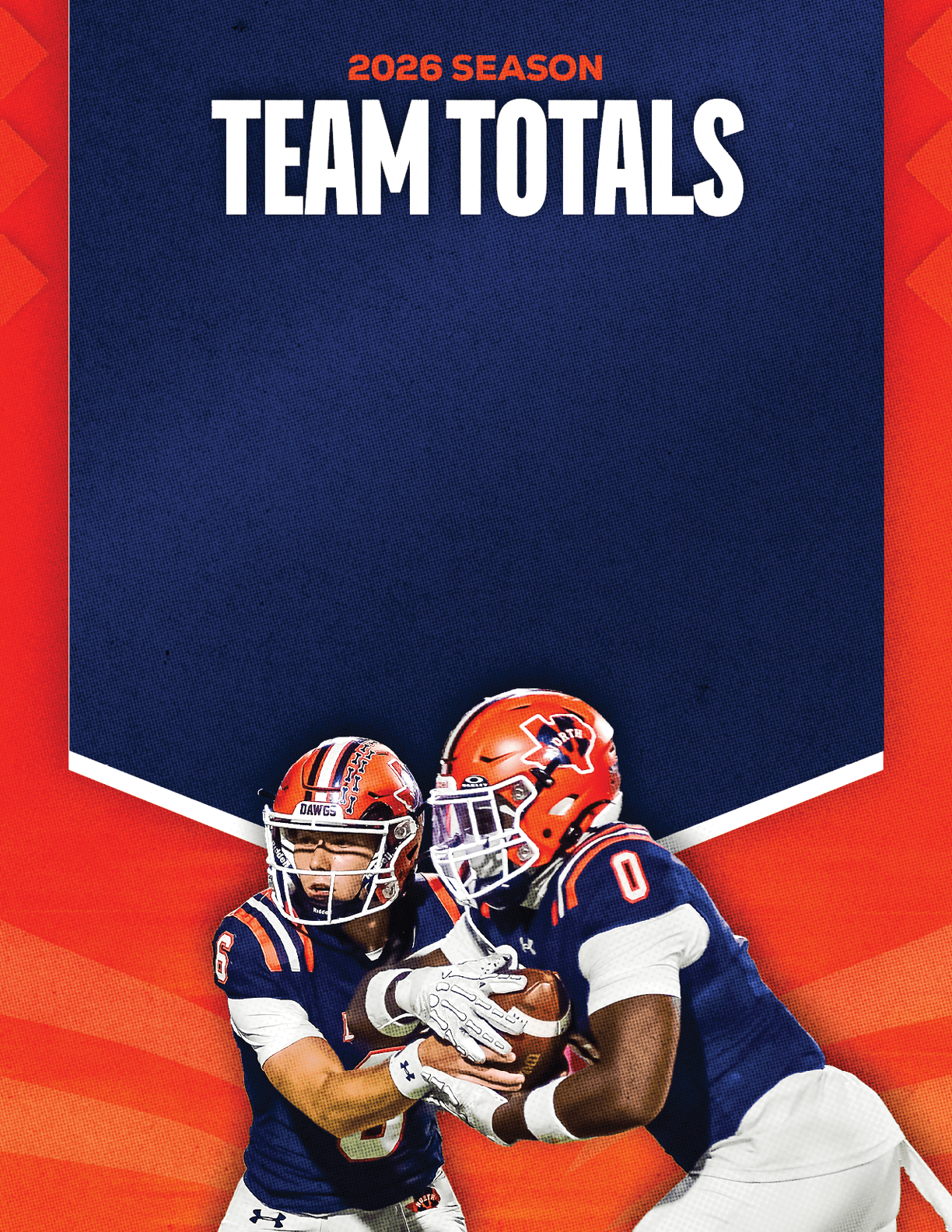 A football team standing on the field. Description generated by AI