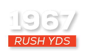 RUSH YDS,196