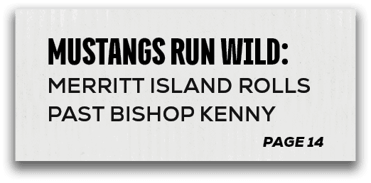 page 14,mustangs run wild: merritt island rolls past bishop kenny