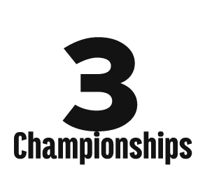 3 Championships