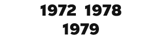 1972 1978 1979