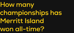 How many championships has Merritt Island won all time?