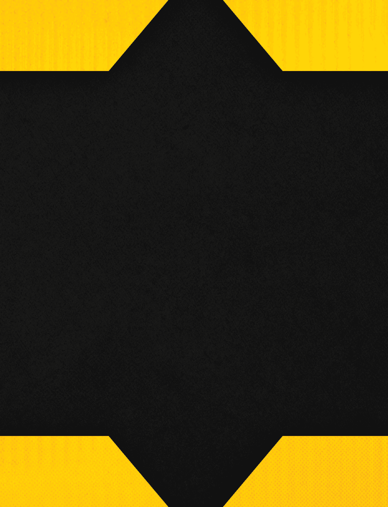 A black and yellow striped pattern. Description generated by AI