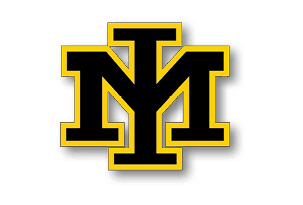 A bold black and gold stylized logo combining the letters N, Y, and M in a blocky, interlocking design. Description generated by AI