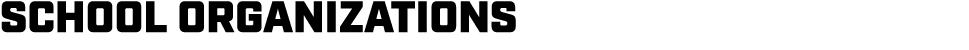 SCHOOL ORGANIZATIONS 