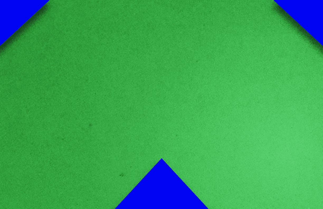 A blue and red triangular shape. Description generated by AI