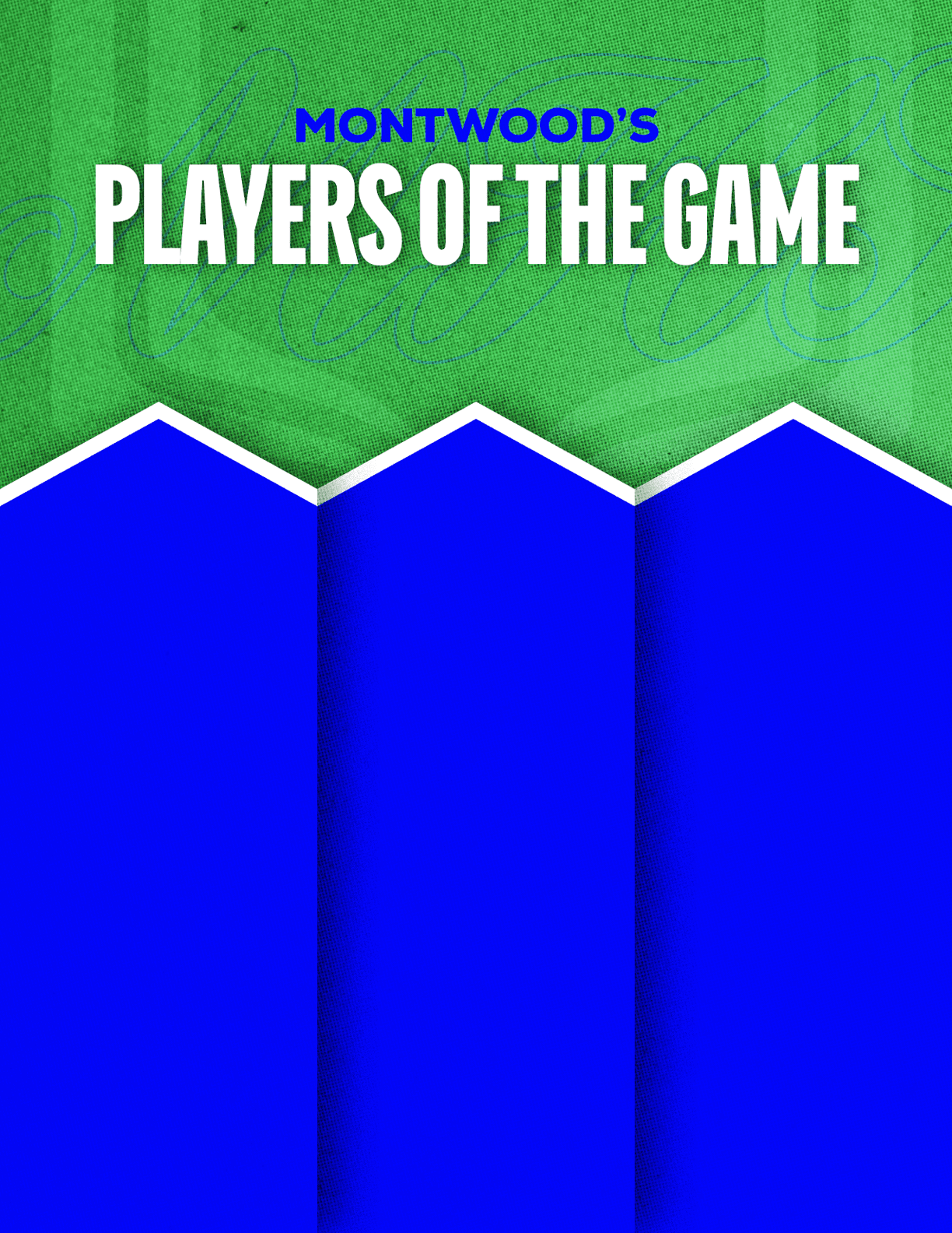 A red and blue poster with a white border. Description generated by AI