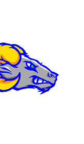 A blue and red logo of a lion. Description generated by AI