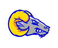 A blue and red logo of a lion. Description generated by AI