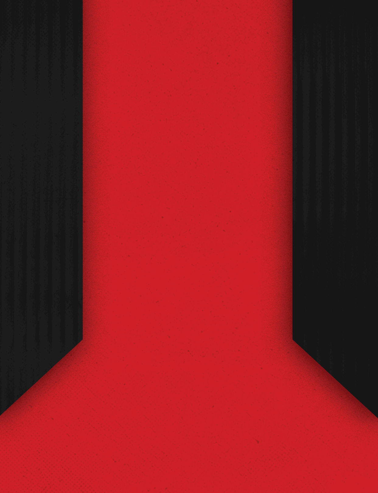 A red and black sign with the letter R. Description generated by AI