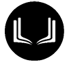 A black and white image of a book with the letters U and R on it. Description generated by AI