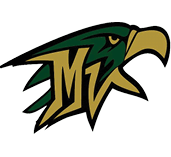 A green and yellow bird with a gold beak. Description generated by AI