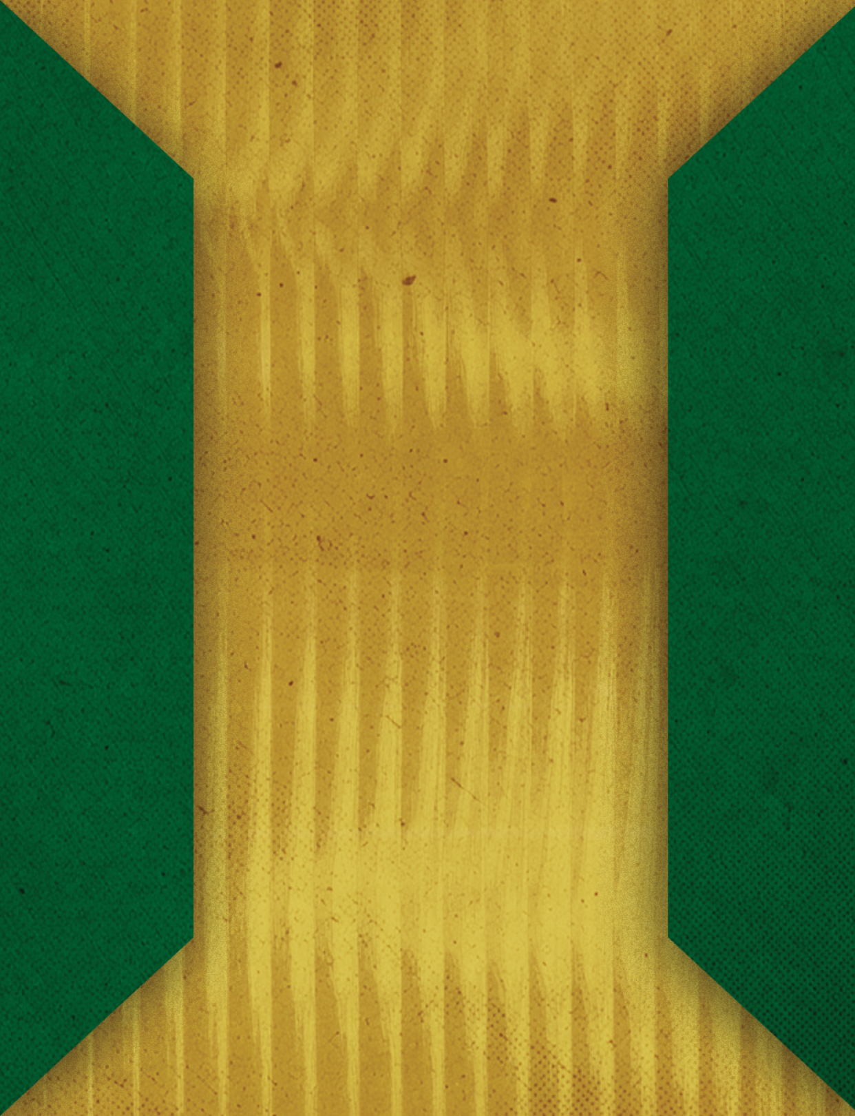 A green and yellow striped cloth with a number 10 on it. Description generated by AI