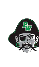 A pirate logo with a green and black color scheme. Description generated by AI