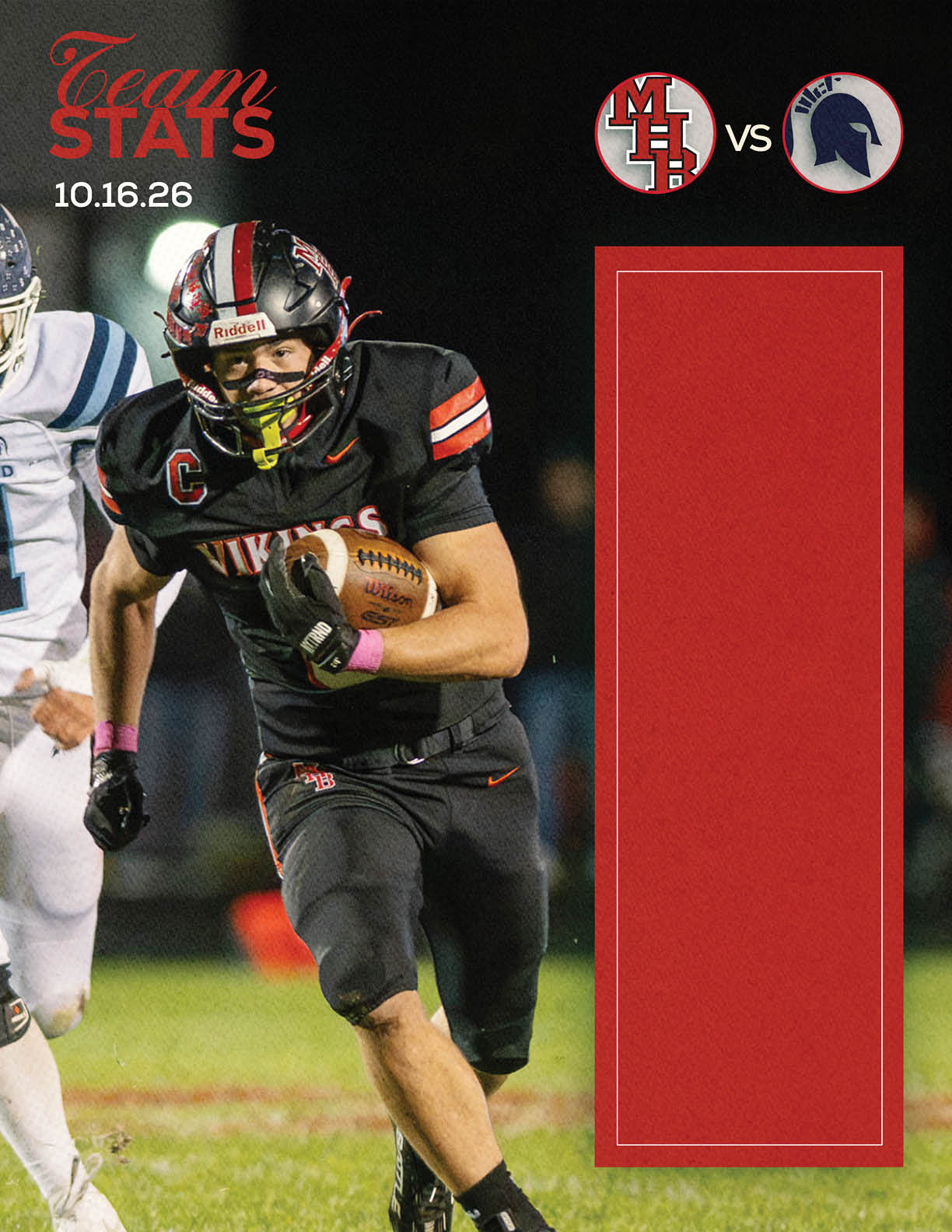 A football player is kicking a football. Description generated by AI