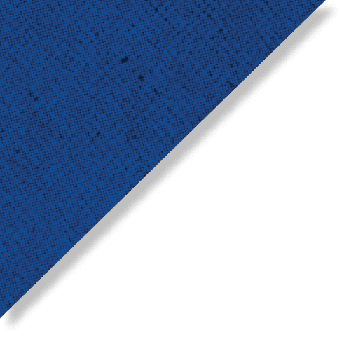 A close-up of a blue textured fabric with a diagonal white background. Description generated by AI