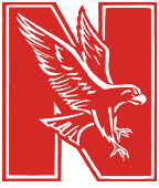 A blue and red logo of a lion. Description generated by AI