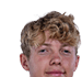 A young man wearing a white jersey with the number 10 on it. Description generated by AI