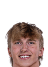 A young man wearing a white jersey with the number 10 on it. Description generated by AI