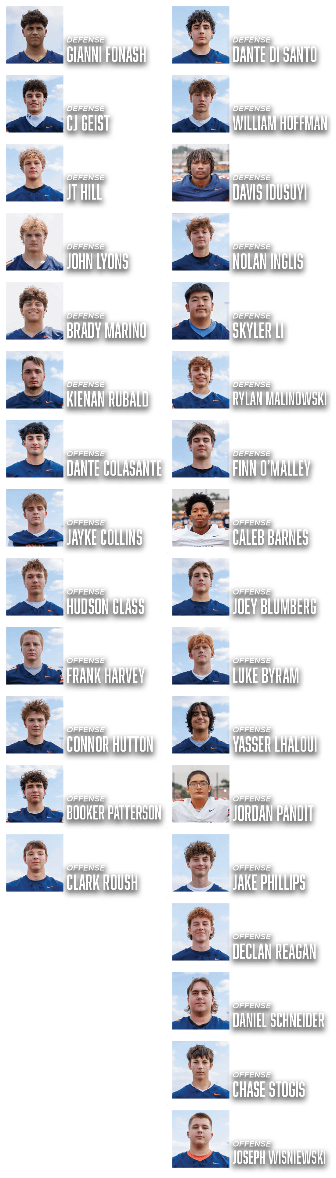 Luke Byram,Daniel Schneider,Skyler Li,Joey Blumberg,Declan Reagan,Nolan Inglis,Caleb Barnes,Jake Phillips,Davis Idusu...