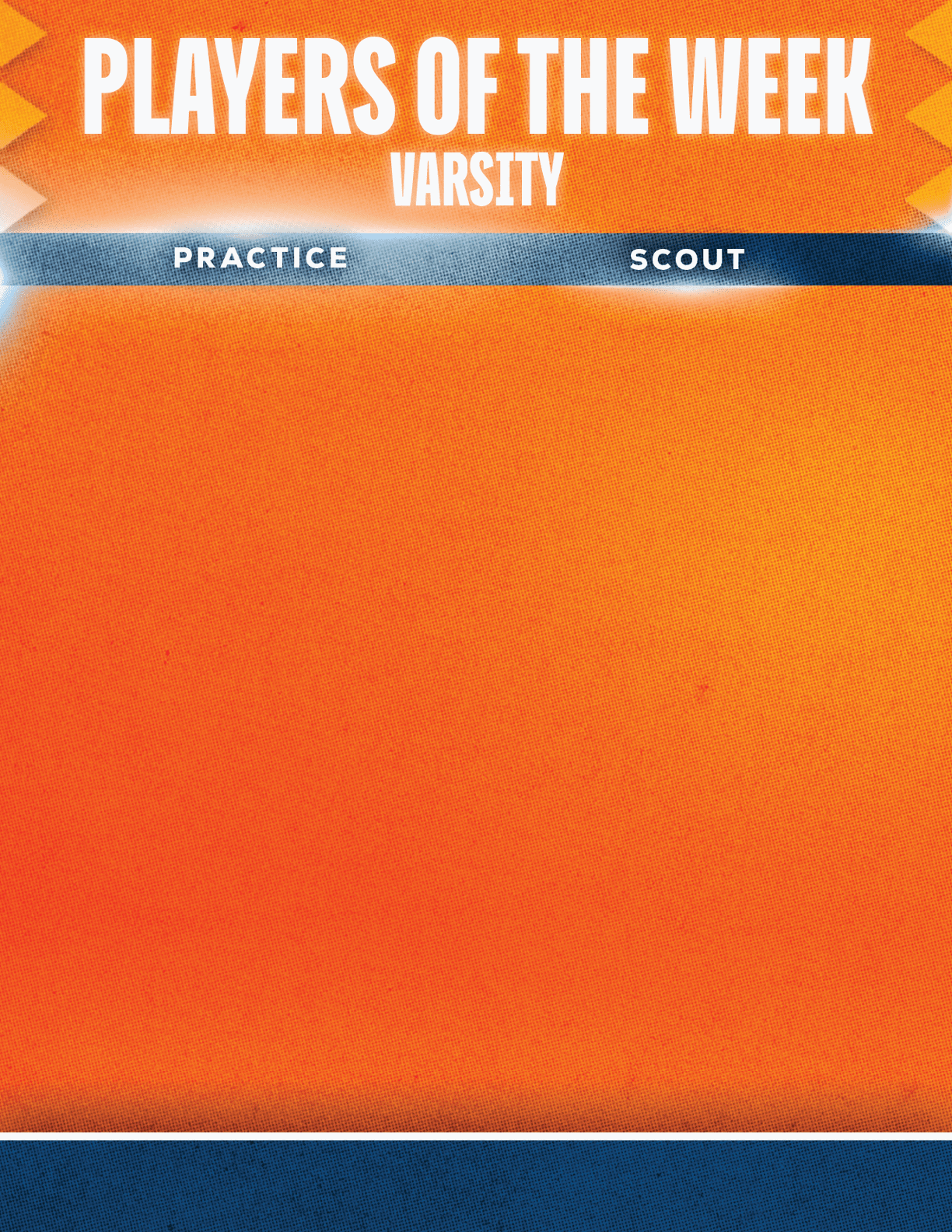 A green and white sign that says “VARSITY" on it. Description generated by AI