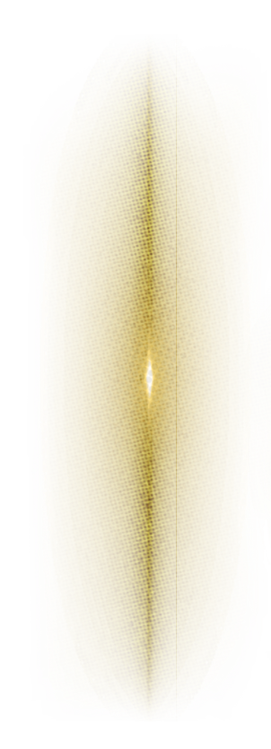 A yellow circle with a light shining in it. Description generated by AI