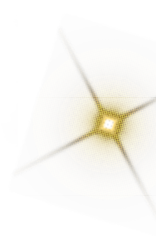 A gold circle with a white center. Description generated by AI