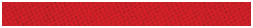 A solid red rectangular strip with a subtle textured pattern. Description generated by AI