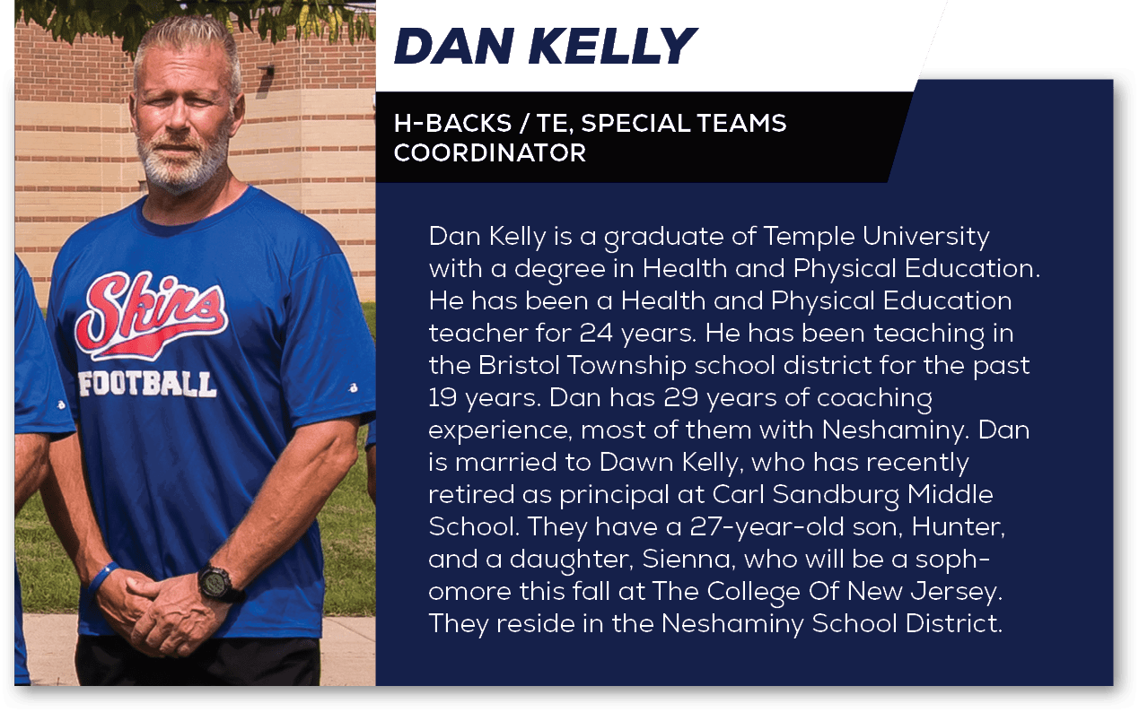 Dan Kelly is a graduate of Temple University with a degree in Health and Physical Education. He has been a Health and...