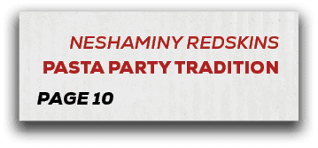 page 10,Neshaminy Redskins PASTA PARTY TRADITION