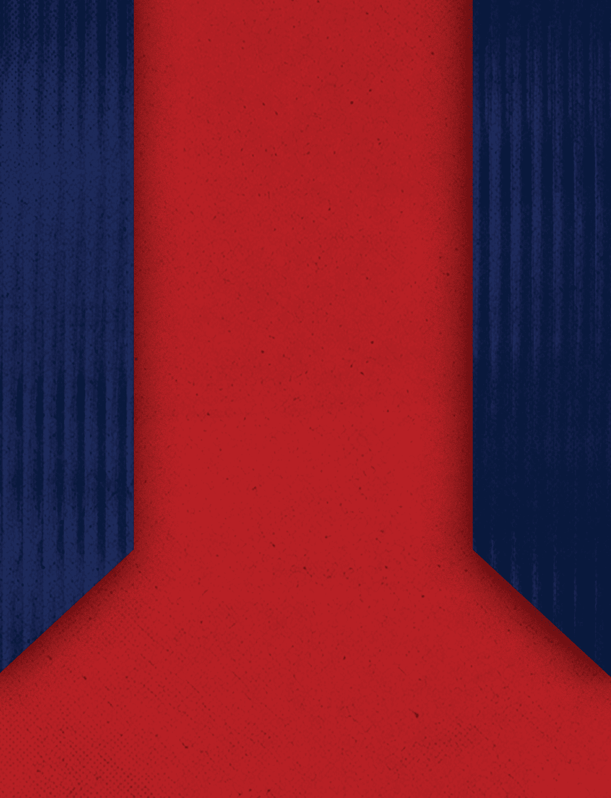 Three red and blue stripes. Description generated by AI