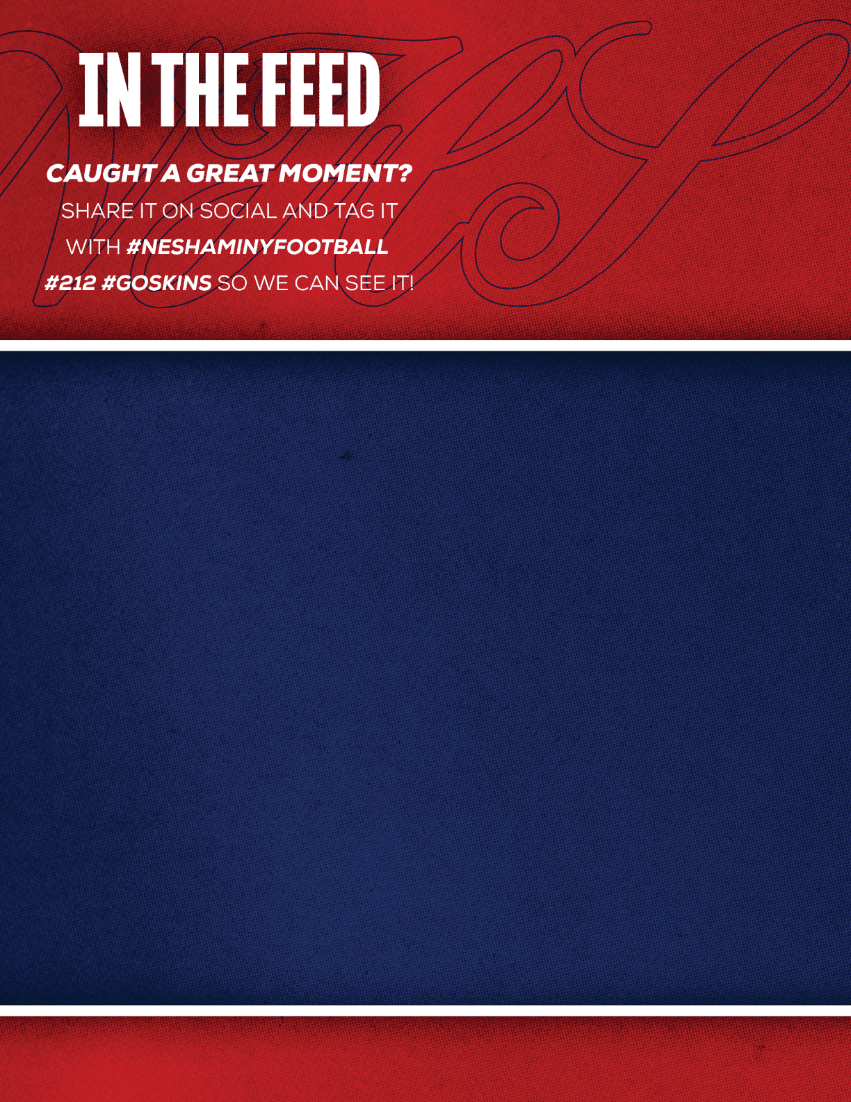 A red and blue background with a red and white logo. Description generated by AI