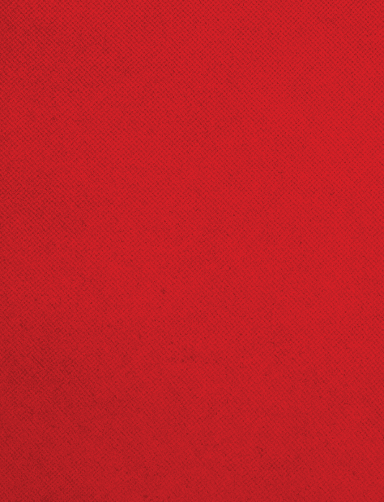 A solid red textured background with subtle darker speckles and faint diagonal lines. Description generated by AI