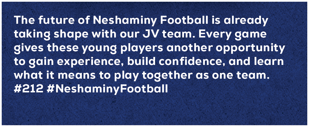 The future of Neshaminy Football is already taking shape with our JV team. Every game gives these young players anoth...