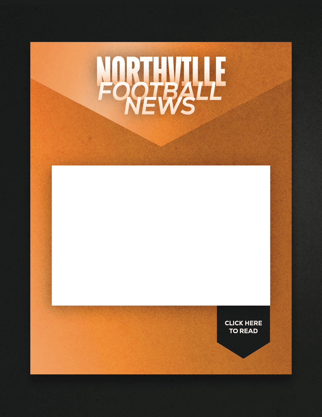 A red and black Sun Prairie East Football News sign. Description generated by AI