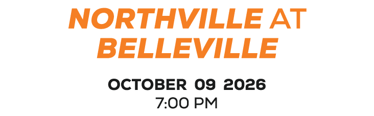 northville at belleville october 09 2026 7:00 PM