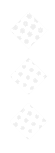 Three white dice with black dots are stacked vertically on a white background. Description generated by AI