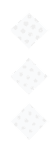 Three white dice with black dots are stacked vertically against a white background. Description generated by AI