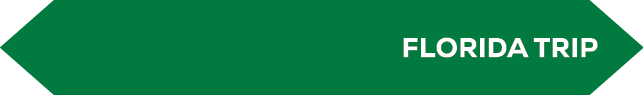 A purple background with white letters that say “Follow Us On". Description generated by AI