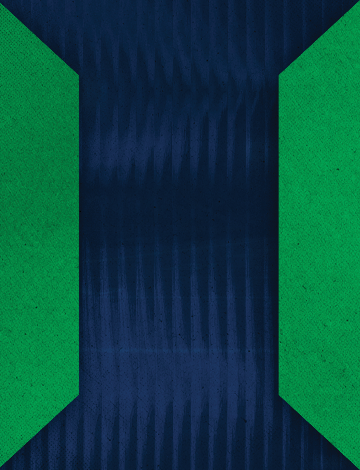 A green and blue patterned cloth with a green and blue design. Description generated by AI