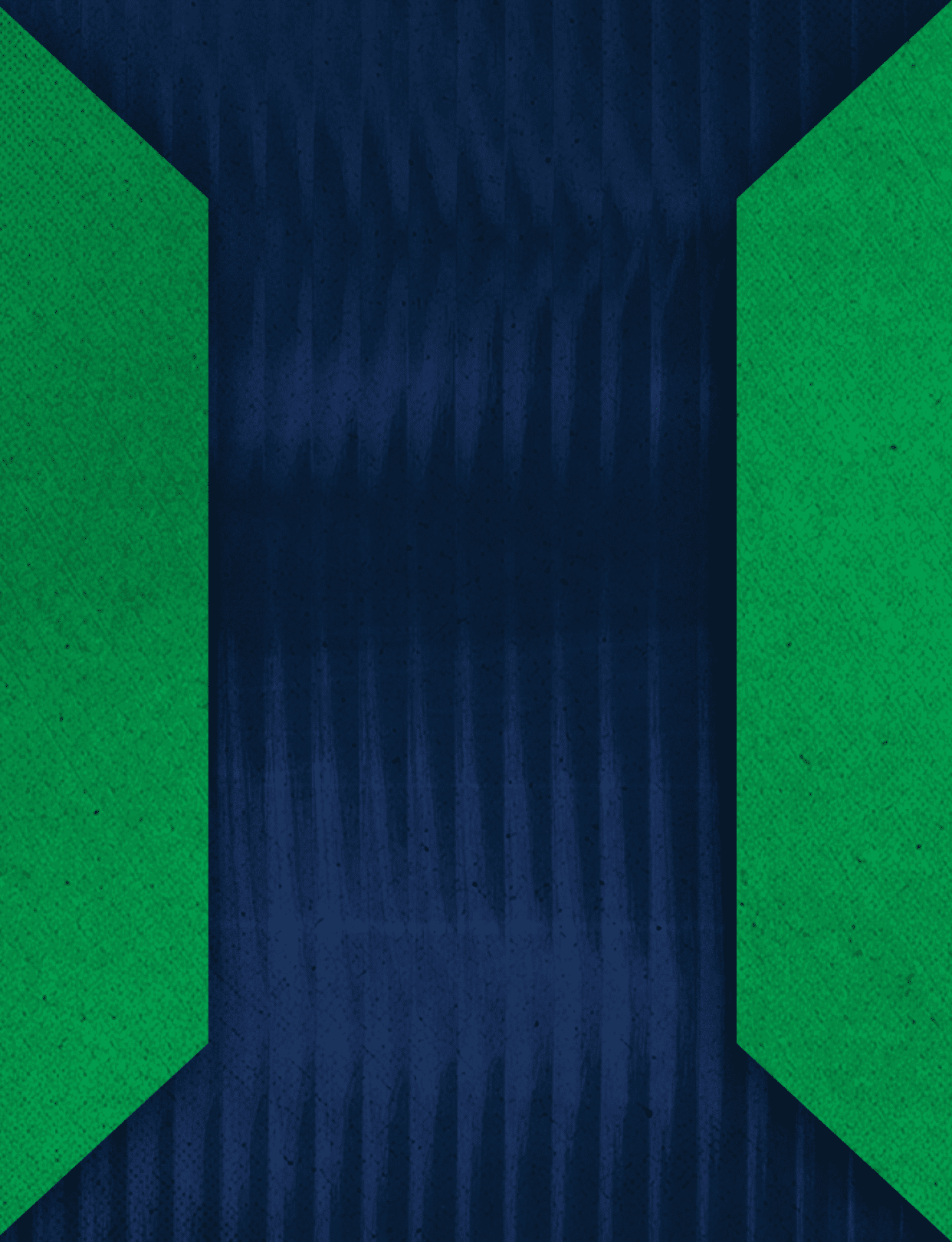 A green and blue patterned cloth with a green and blue design. Description generated by AI