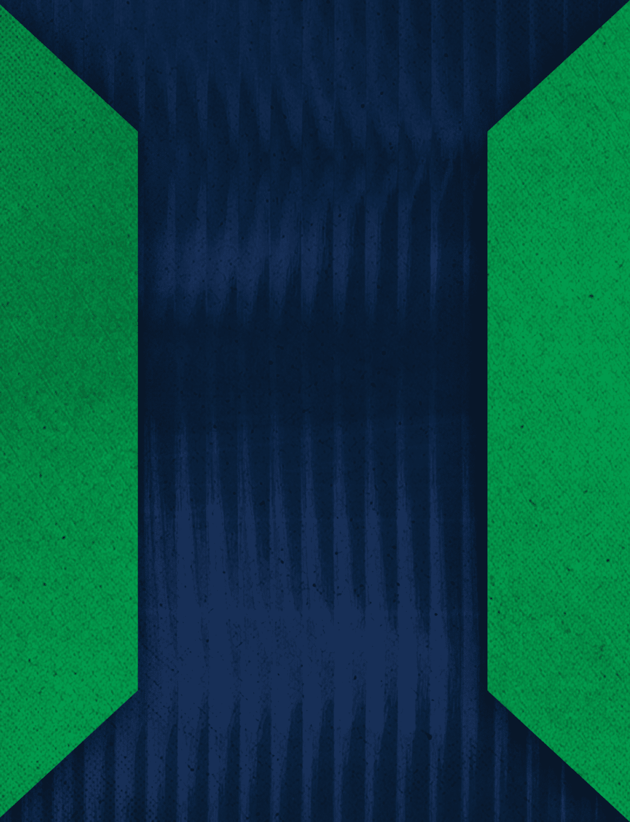 A green and blue patterned cloth with a green and blue design. Description generated by AI