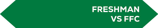 A purple background with white letters that say “Follow Us On". Description generated by AI
