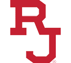 A bold red letter R with a stylized, angular design on a white background. Description generated by AI